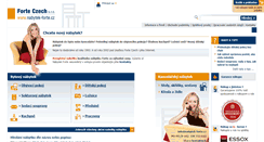 Desktop Screenshot of nabytek-forte.cz